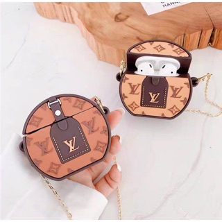 Case airpods 1/2 túi LV có dây đeo
