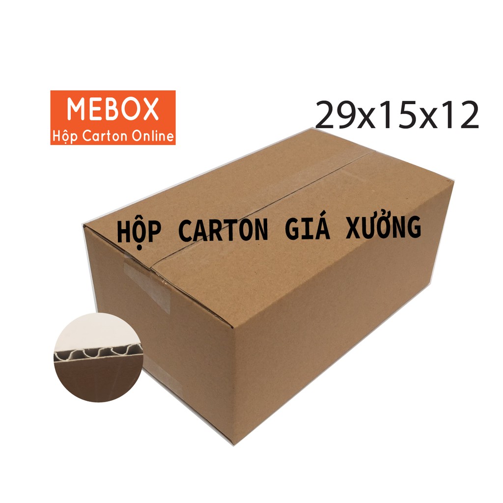 Hộp carton 29x15x12