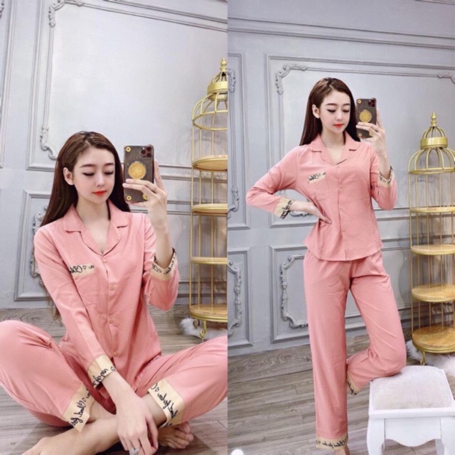 Bộ satin hoạ tiết Lá bài BIGSIZE (45-100kg) | BigBuy360 - bigbuy360.vn