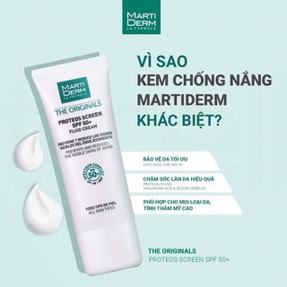 Kem chống nắng công ty Marti derm phổ rộng, chống tia UVA,UVB, ánh sáng xanh