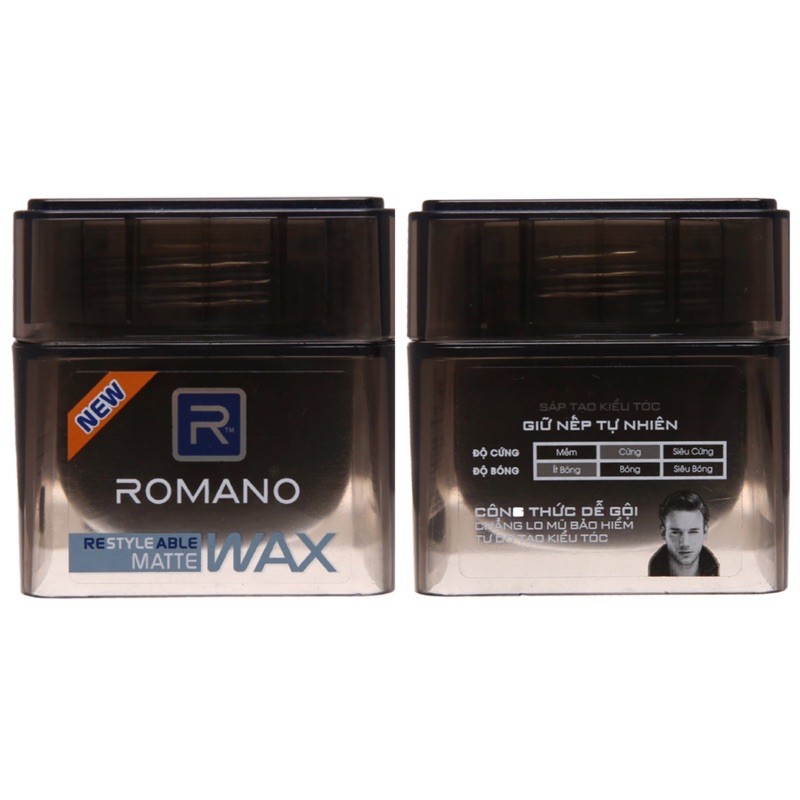 Sáp Tạo Kiểu Tóc For Men Romano-68gr