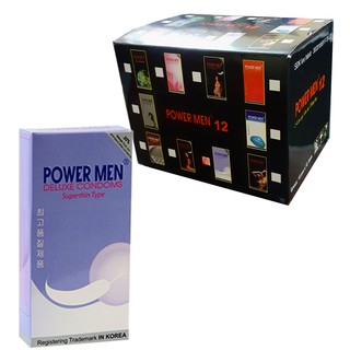 Bao cao su powermen siêu mỏng hộp 12 bcs-12si12