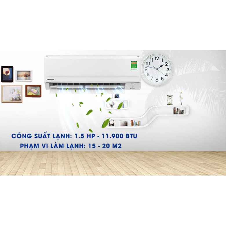 Máy lạnh Panasonic Inverter Wifi 1.5 HP CU/CS-WPU12WKH-8M (Miễn phí giao tại HCM-ngoài tỉnh liên hệ shop)