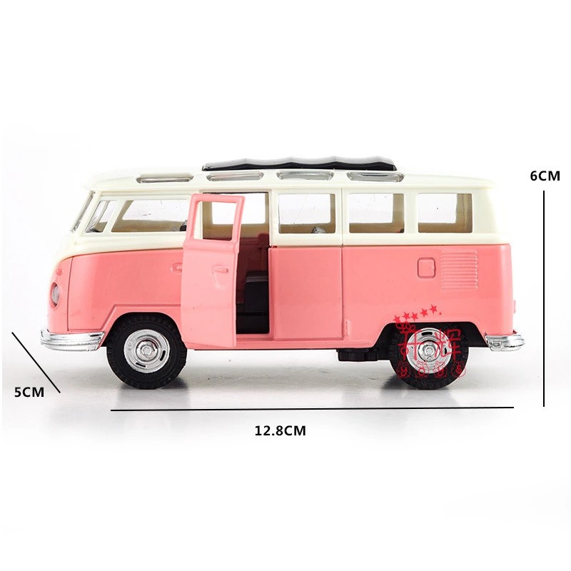 School Bus Pull Back Vehicles Toys 12.8*5*6cm Simulation Alloy Car Model Kids Gift