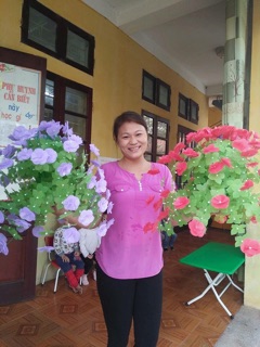 Dụng cụ làm hoa giấy lụa