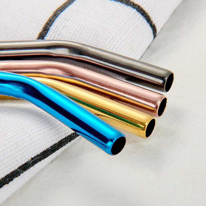 Ống hút trà bằng inox có thể tái sử dụng