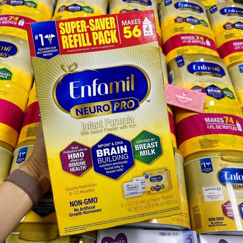 Sữa Enfamil Non - GMO Hộp 890Gram