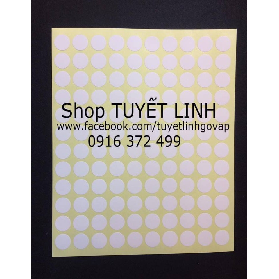 Giấy decal hình tròn nhãn hàng TOMY : 15k /xấp