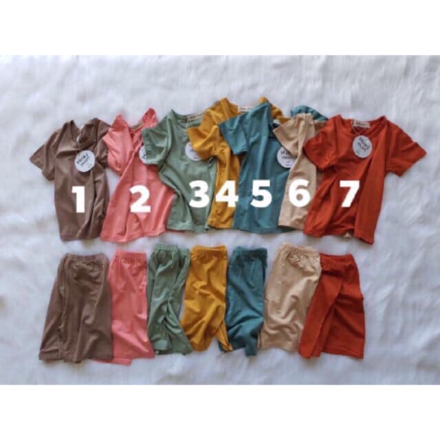 Combo 5 bộ Minky Thun Lạnh