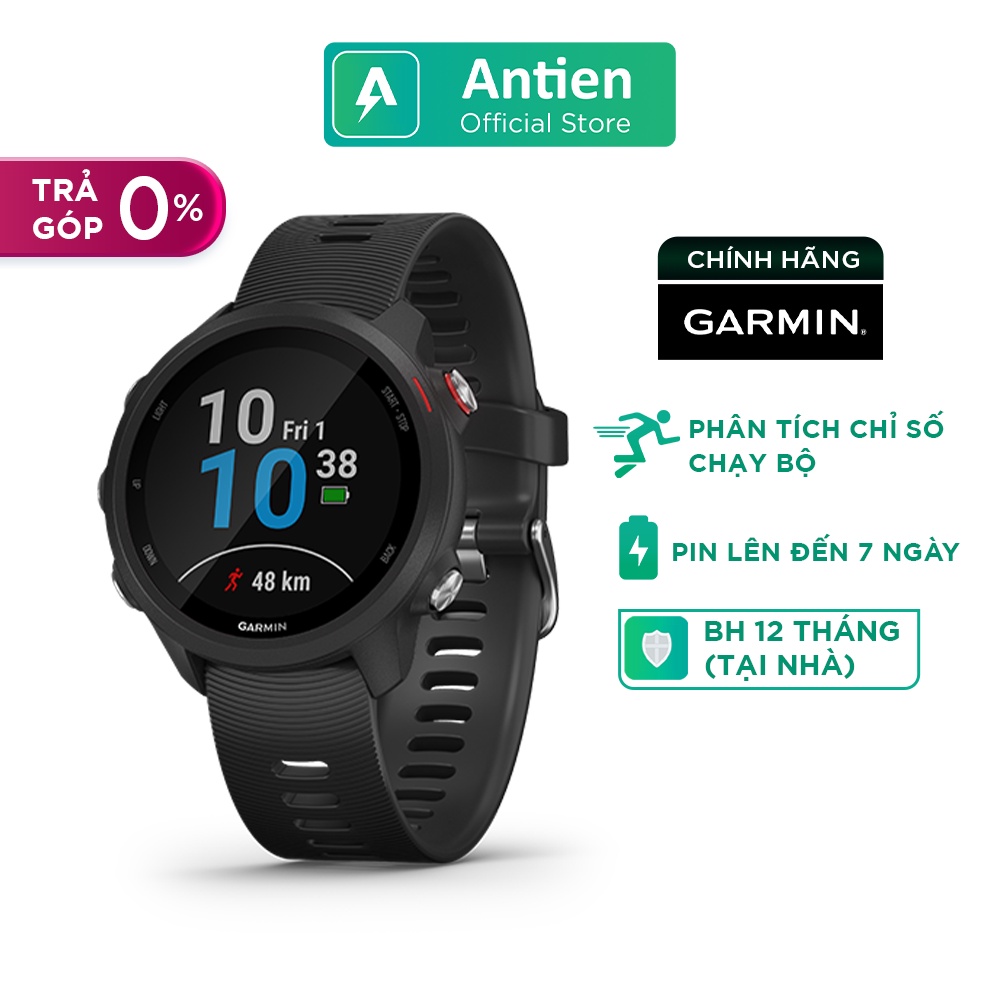 [Mã 11ELSALE hoàn 7% xu đơn 300K]Đồng hồ Garmin Forerunner 245 - Chính Hãng