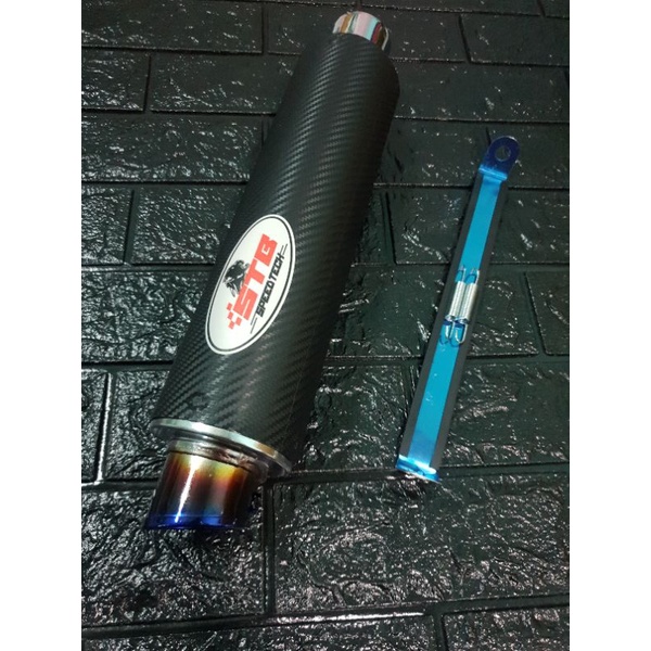 Pô STB bọc cacbon mỏ titan mẫu 1:1