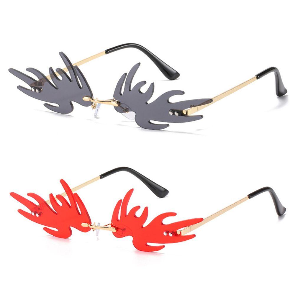 ESPO Kính Mát Gọng Kim Loại Hình Đôi Cánh Thiên Thần