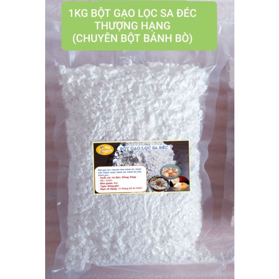 1KG BỘT GẠO LỌC (CHUYÊN BỘT BÒ THƯỢNG HẠNG CHÍNH HÃNG)