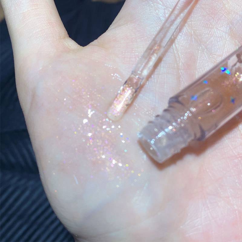 HERORANGE Son bóng dưỡng ẩm bạc hà có nhũ siêu xinh, son bón trong suốt