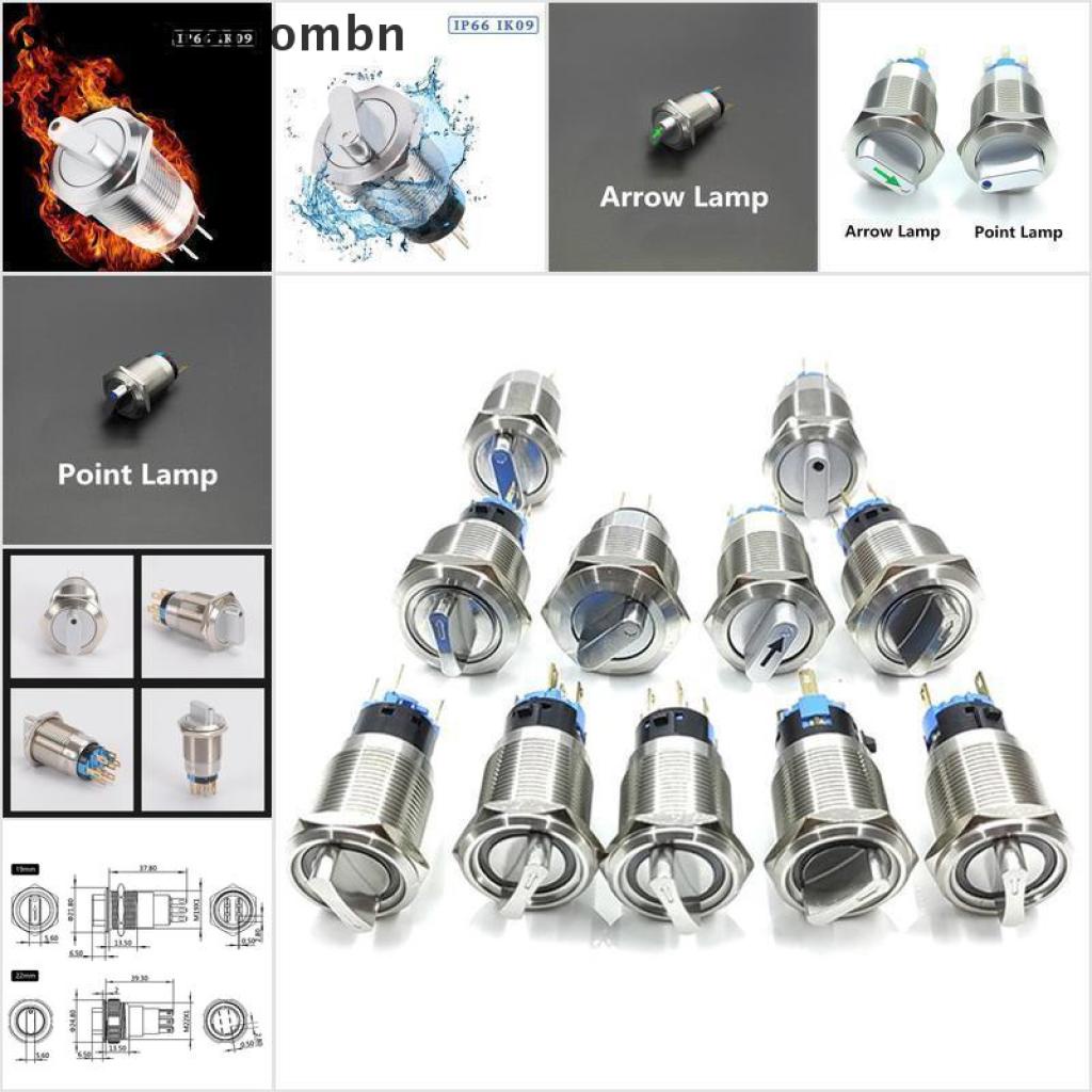 Công Tắc Xoay 2 / 3 Vị Trí Có Đèn Led Chống Thấm Nước | BigBuy360 - bigbuy360.vn