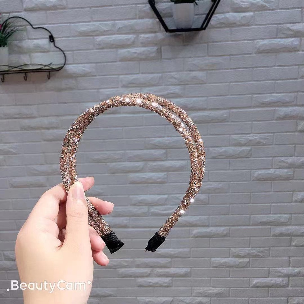 Băng Đô Đính Đá Toàn Diện Lung Linh Phong Cách Hàn Quốc