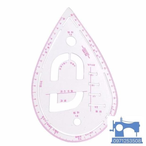 Thước vẽ các đường cong trong ngành may