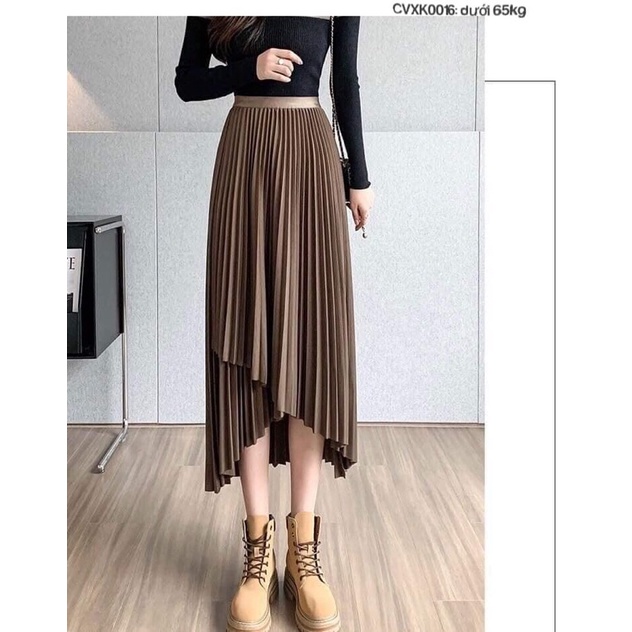 Chân váy dập ly vạt chéo hàng quảng châu od
