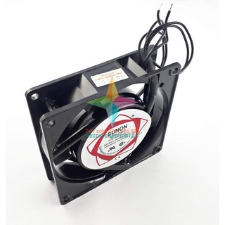 Quạt sắt tản nhiệt KT 9cm x 9cm SUNON AC220V, 2 dây, 5 cánh