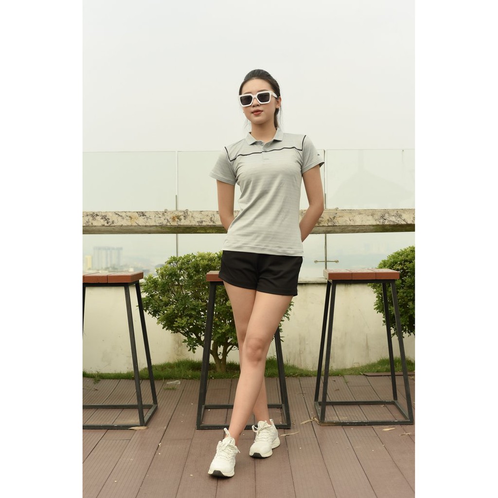 Áo Polo Nữ NEGIN Dáng Regular Fit Tay Ngắn Với Thiết Kế Viền Tinh Tế Trước Ngực, Chất Liệu Vải Kháng Khuẩn Tốt AND329W