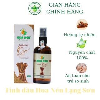 Tinh dầu xịt quế 100ml - tinh dầu khử mùi hôi chân, tinh dầu đuổi gián