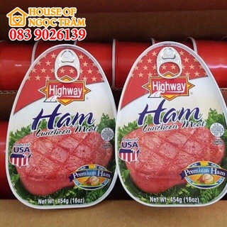 Thịt hộp highway ham cao cấp của mỹ . hộp 454g