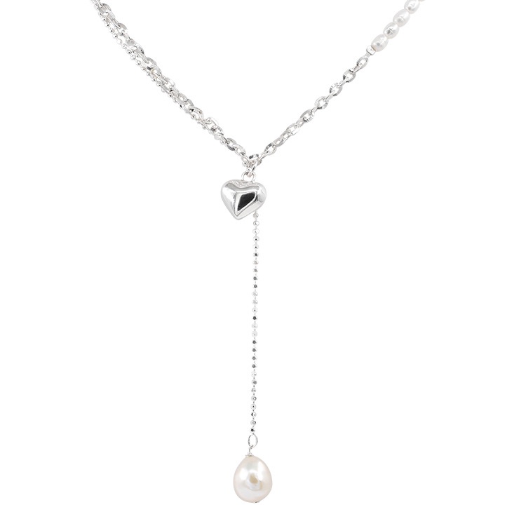 Vòng cổ Hai Lớp Đính Ngọc Trai Và Tua Rua Phong Cách Cổ Điển Sang Trọng Dành Cho Nữ 2022