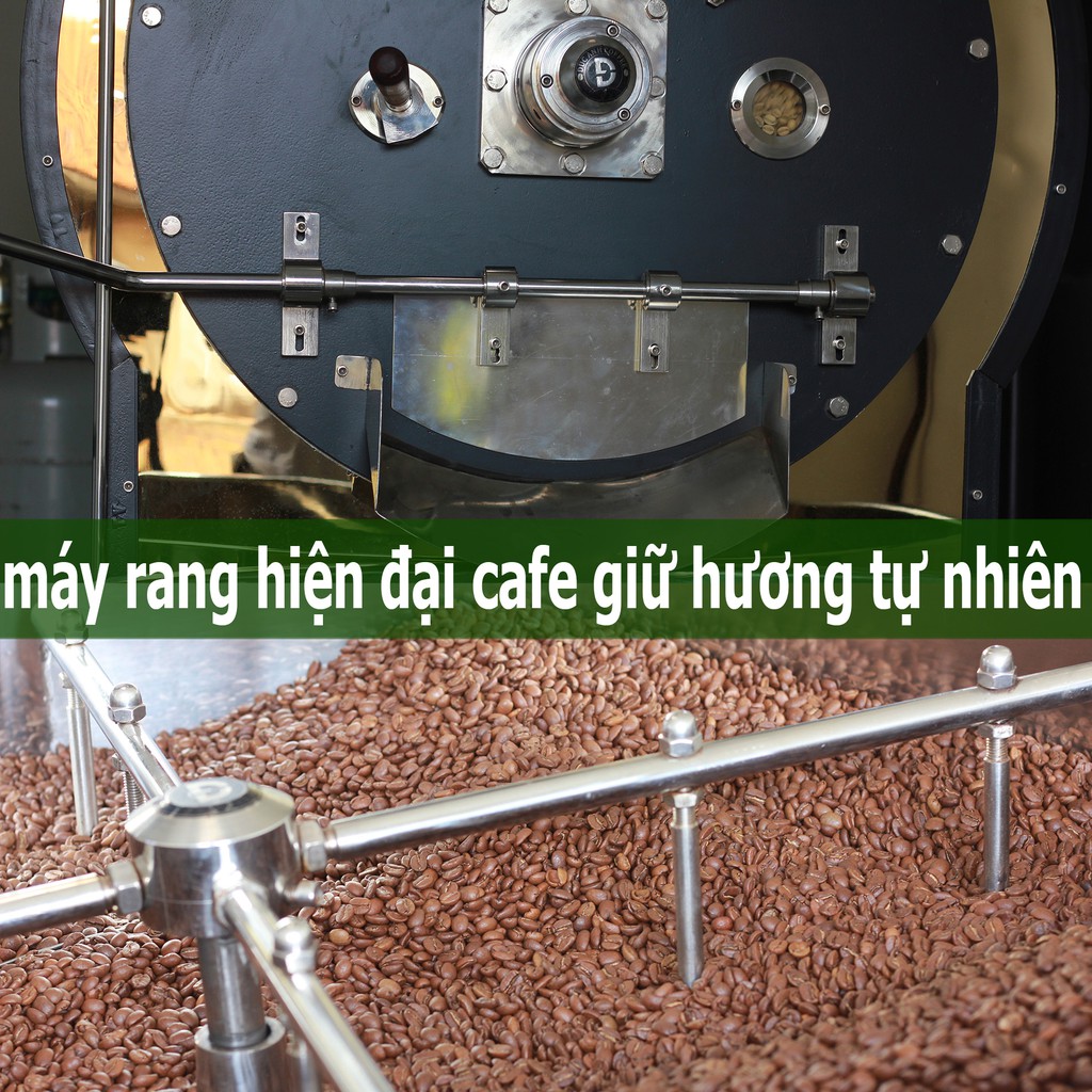 Cà phê rang xay Gu Vừa 1kg( 4x250g) - sự kết hợp tuyệt vời giữa arabica và robusta - xay sẵn pha phin - CÀ phê Họ Hồ