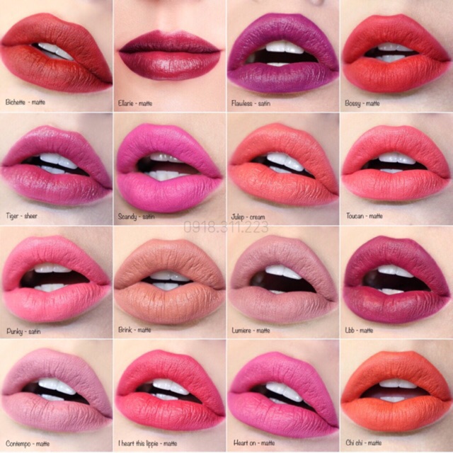 Colourpop Lippie Combo x5 Son thỏi