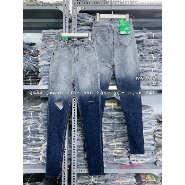 Quần jean dài lưng cao 1023 thaotranshop90