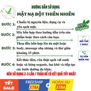 Bột rửa mặt thảo mộc Handmade