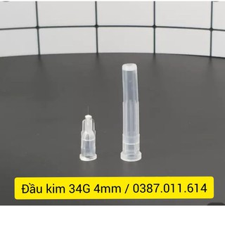 [Lẻ 1 cây] ĐẦU KIM TIÊM NANO 34G 4MM