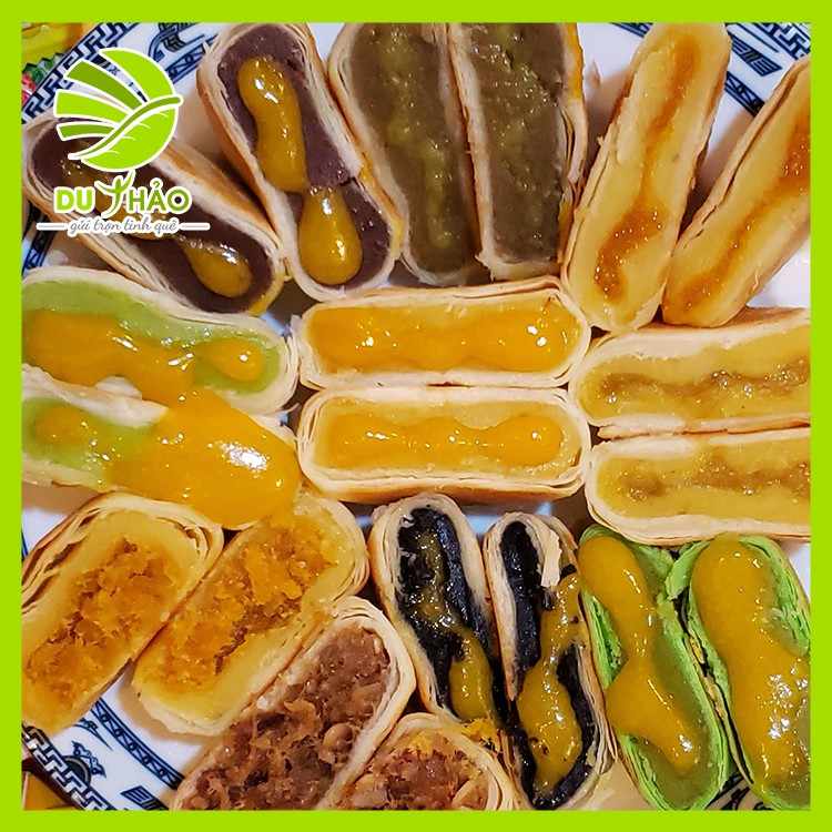 Bánh pía kim sa tan chảy Tân Huê Viên, bánh pía Sóc Trăng 10 bánh 10 vị mới nhất - Date mới