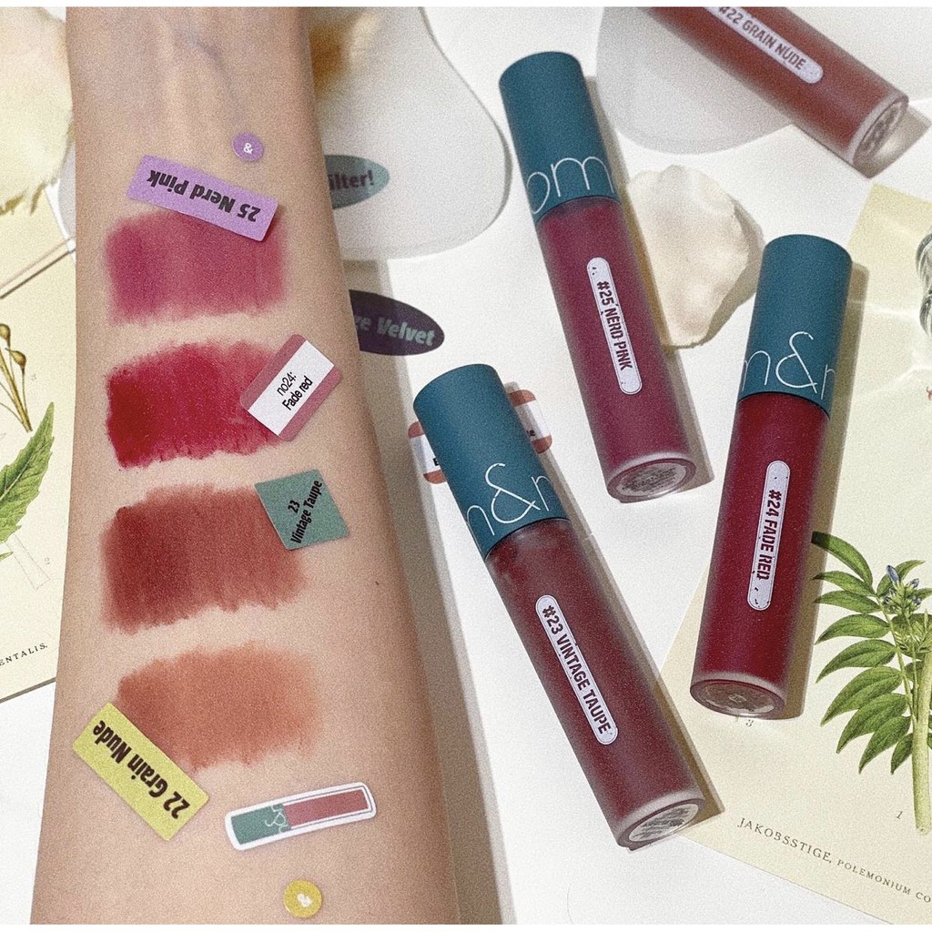 [Màu 22- 25] Son Kem Lì, Mịn Môi Romand Zero Velvet Tint | BigBuy360 - bigbuy360.vn