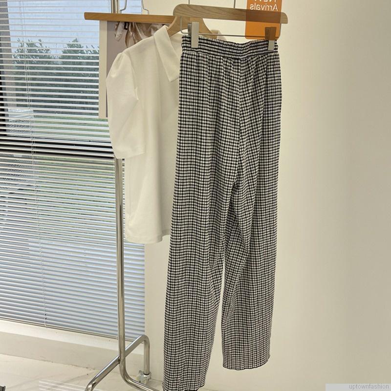 Quần jeans dài ống rộng thời trang cá tính cho nữ