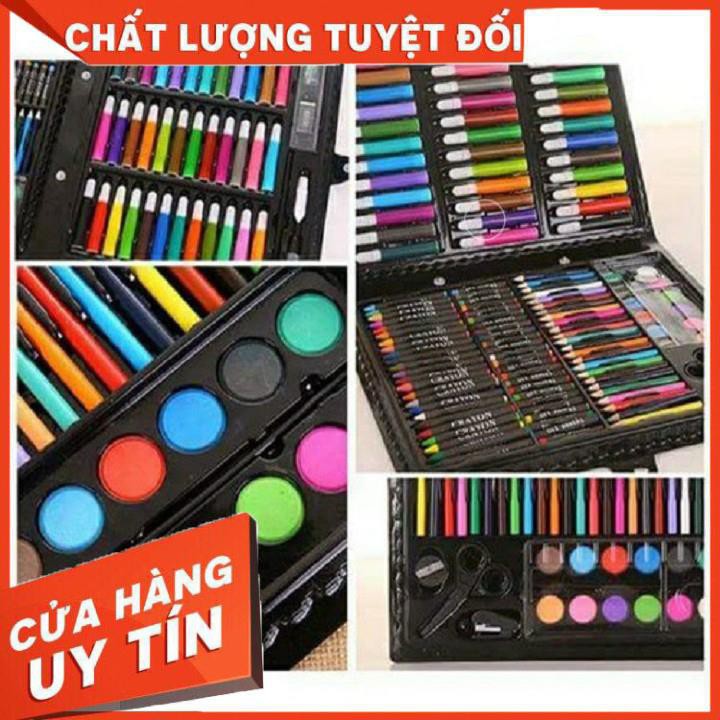 [XẢ KHO+FREE SHIP] Bộ bút màu 150 món 86 54 64 chi tiết cho bé