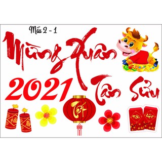 Decan tết việt 2021- mừng xuân tân sửu