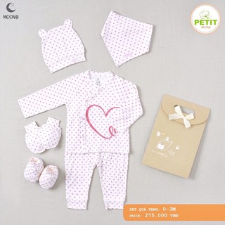 Sét quà sơ sinh moon cao cấp cho bé
