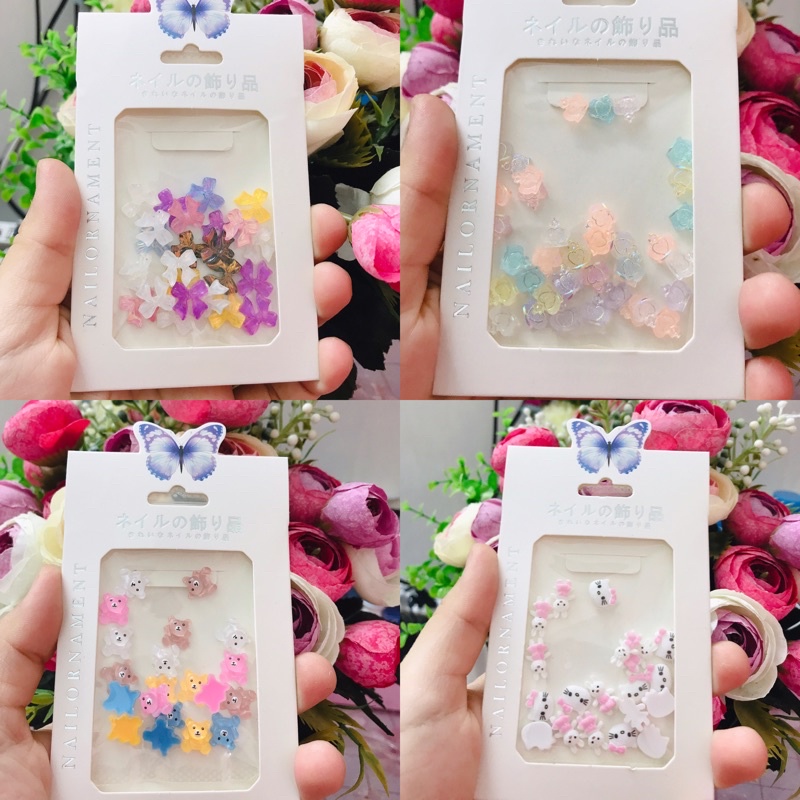 Charm nail đính móng dành cho nail siêu dễ thương