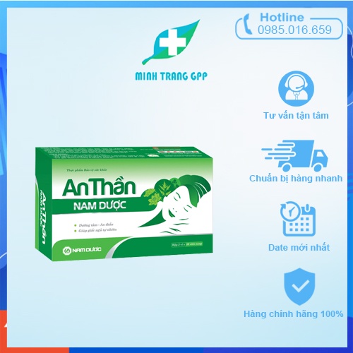 An thần Nam Dược⭐Giảm tình trạng mất ngủ, rối loạn giấc ngủ, ngủ không sâu giấc, SUY NHƯỢC THẦN KINH - CHÍNH HÃNG