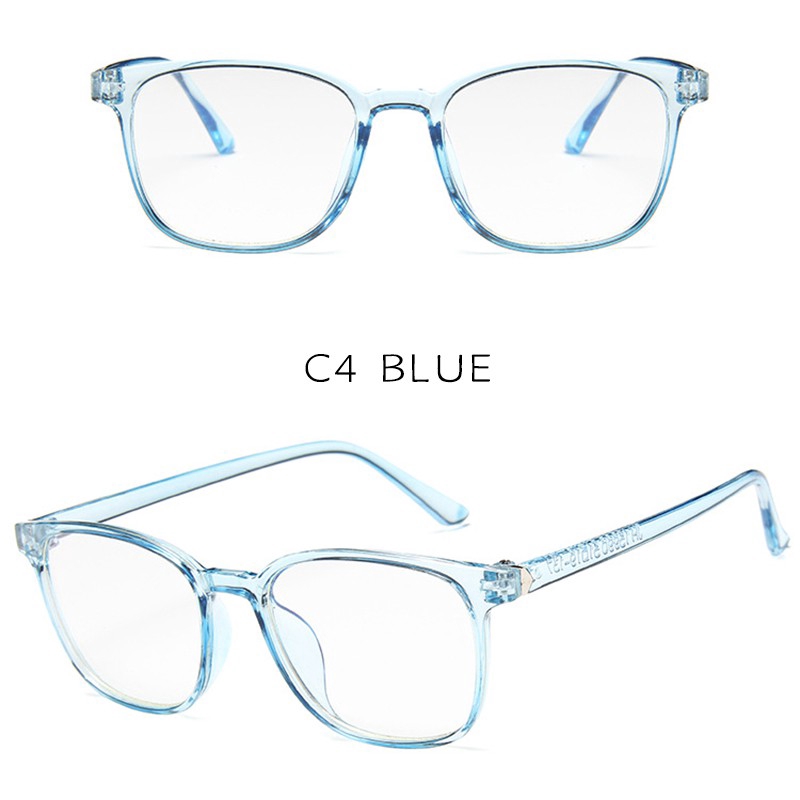 Hàng Có Sẵn Kính Mát Gọng Vuông Phong Cách Retro Hàn Quốc Cho Nam / Nữ