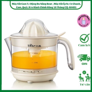 Máy vắt cam tự động đa năng bear , máy vắt ép nước chanh, cam, quýt, bảo hành chính hãng 18 tháng czj-a04b1