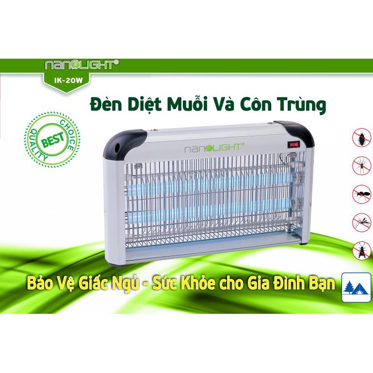 Đèn diệt muỗi và côn trùng Nanolight IK-20W