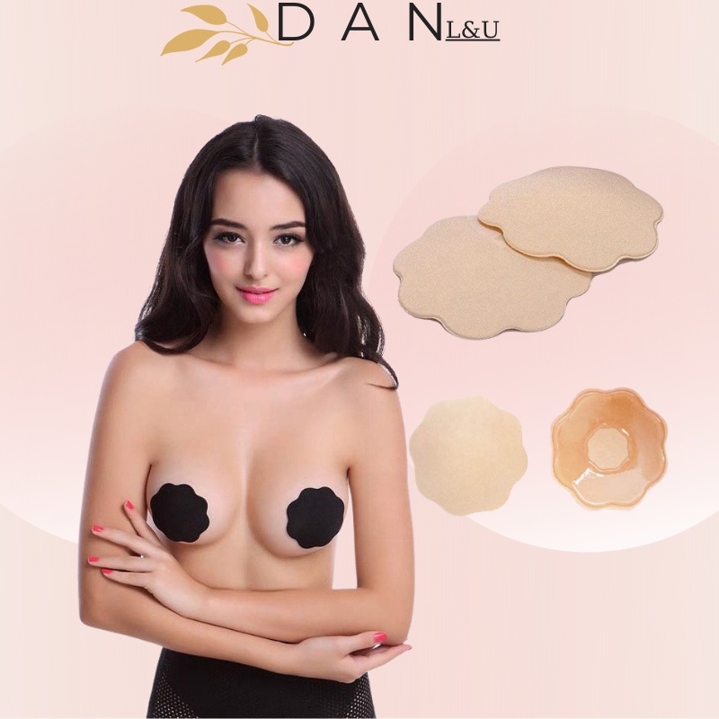 Miếng Dán Nhũ Hoa Su Silicon Che Đầu Ti Cho Phái Đẹp DAN L&amp;U 0122