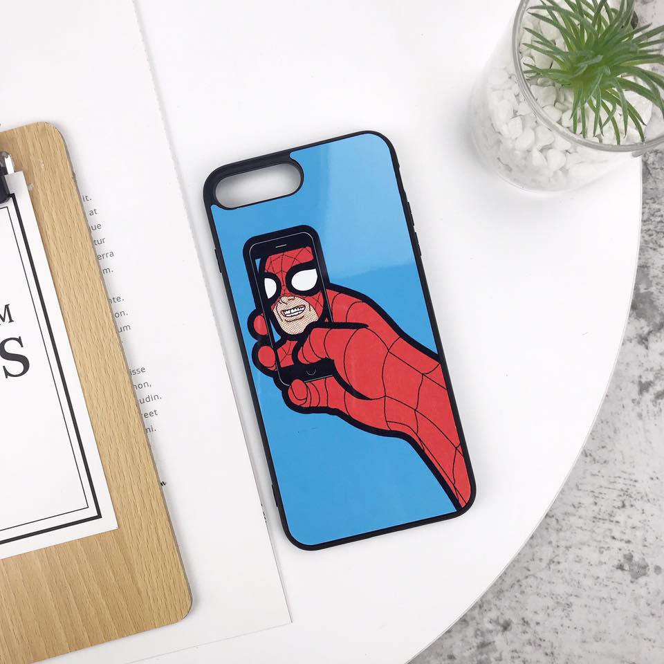 Ốp mặt kính alu siêu anh hùng MARVEL, DC dành cho dòng máy của Iphone, Samsung, Oppo, Xiaomi, Huawei,...