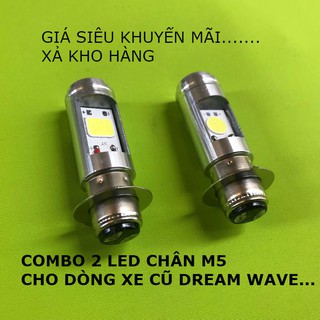 COMBO 2 LED CHÂN M5-SÁNG TRẮNG