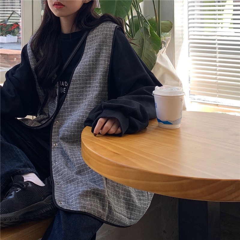 「HOME5」 Áo sweater phong cách thời trang Hàn Quốc cho nữ