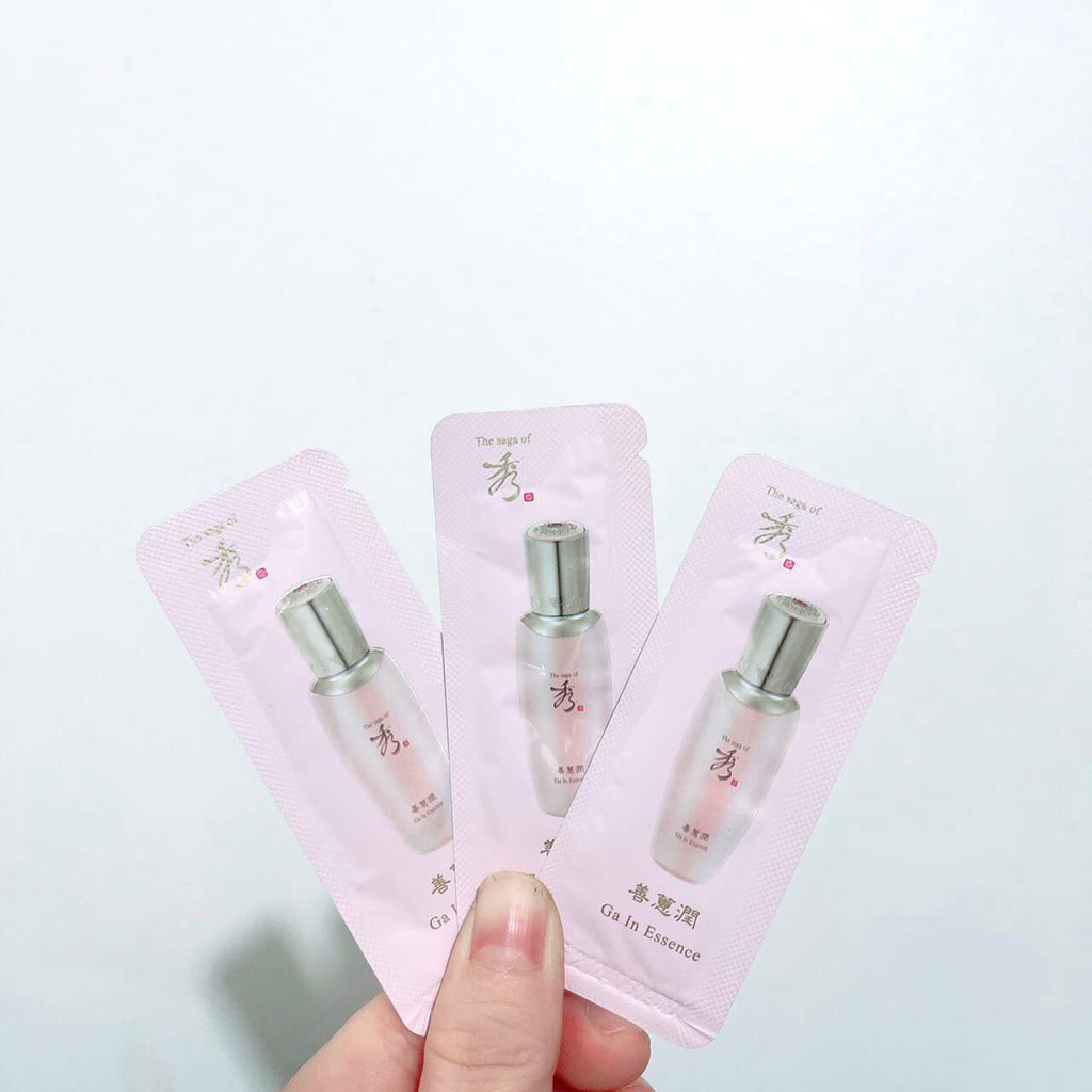 Tinh chất trắng da và chống lão hóa The Saga Of Xiu Ga In Essence 1ml_𝐘𝐄𝐎𝐍 𝐋𝐔𝐗𝐔𝐑𝐘 𝐂𝐎𝐒𝐌𝐄𝐓𝐈𝐂𝐒