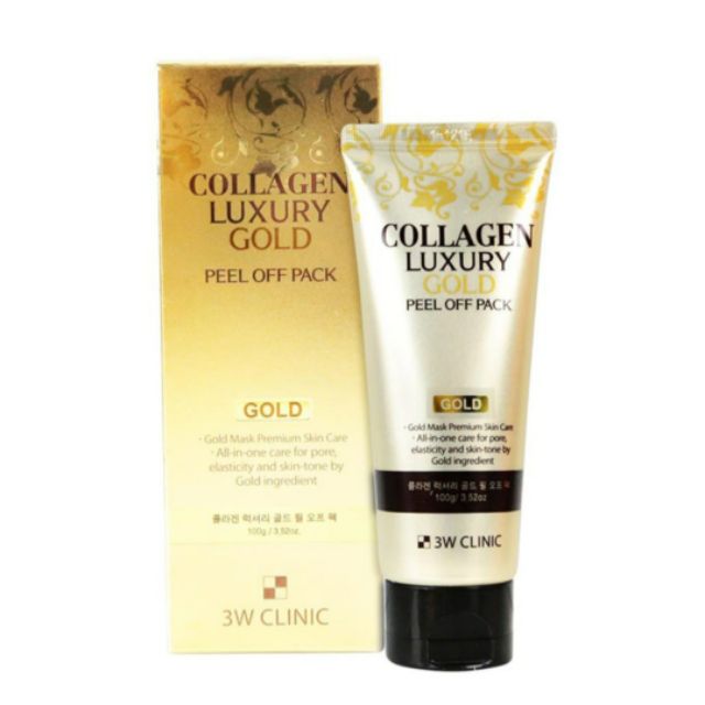 Mặt nạ vàng Collagen Luxury Gold Peel Off Pack 3W CLINIC