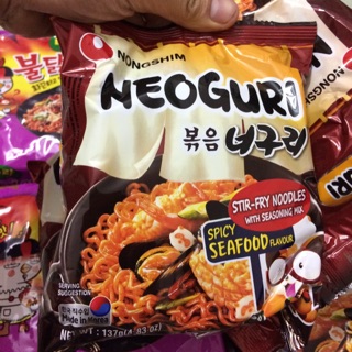 |Date Dec.2019| Mỳ Trộn Cay Nongshim Neoguri Hải Sản 135g